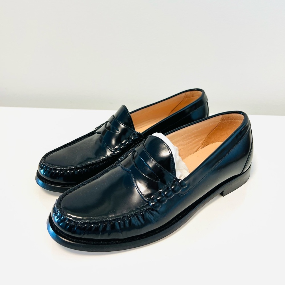 J. Crew Black Leather Loafers - Picture 8 of 9